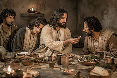 Jesus identifies Judas as His betrayer